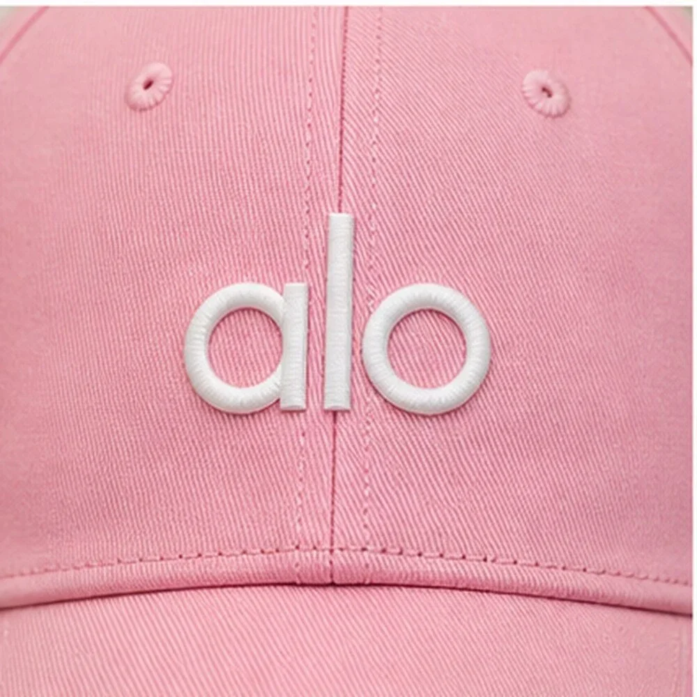 ALO Yoga Pink Workout Baseball Cap Hat Sporty